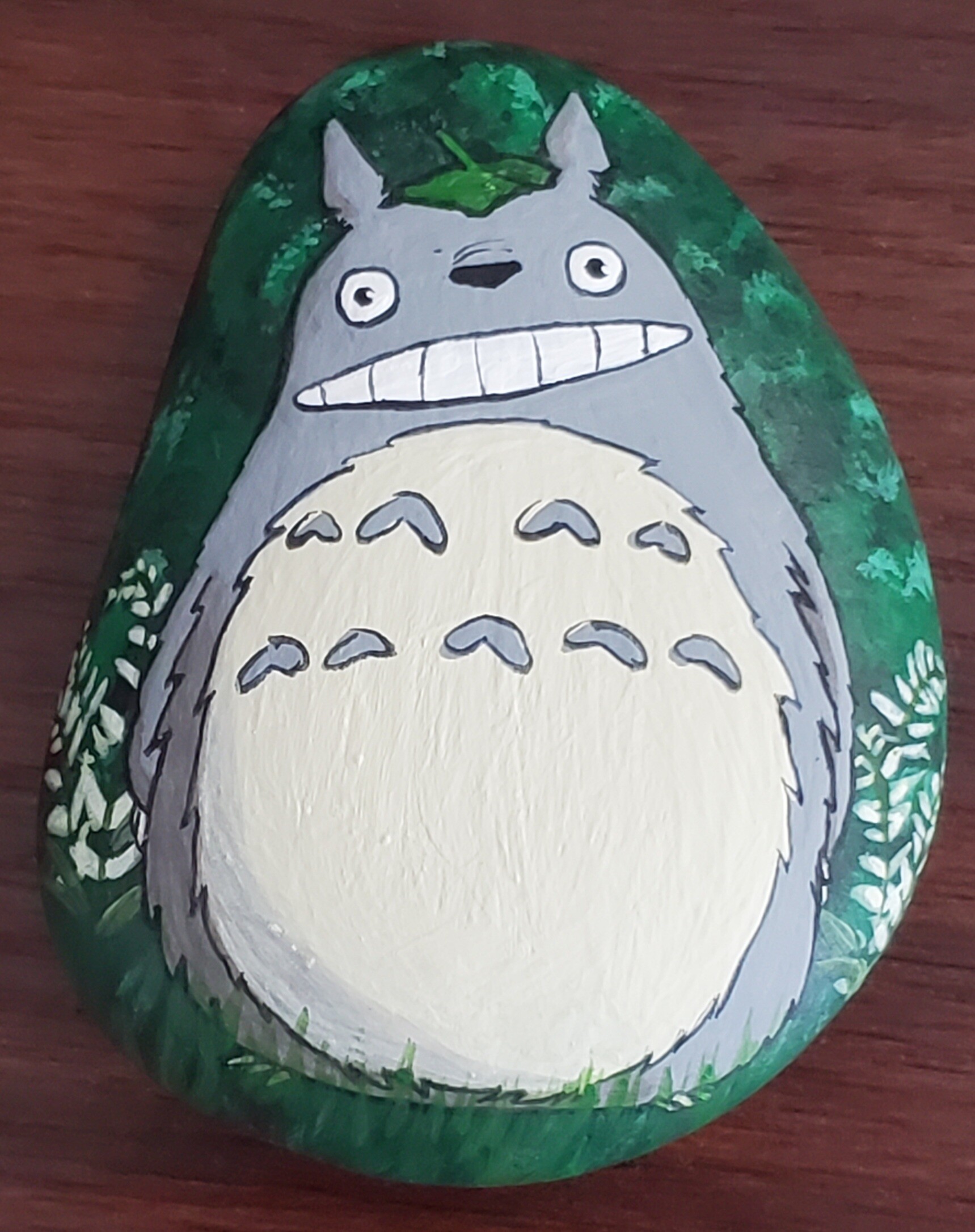 ArtStation - Totoro on rock