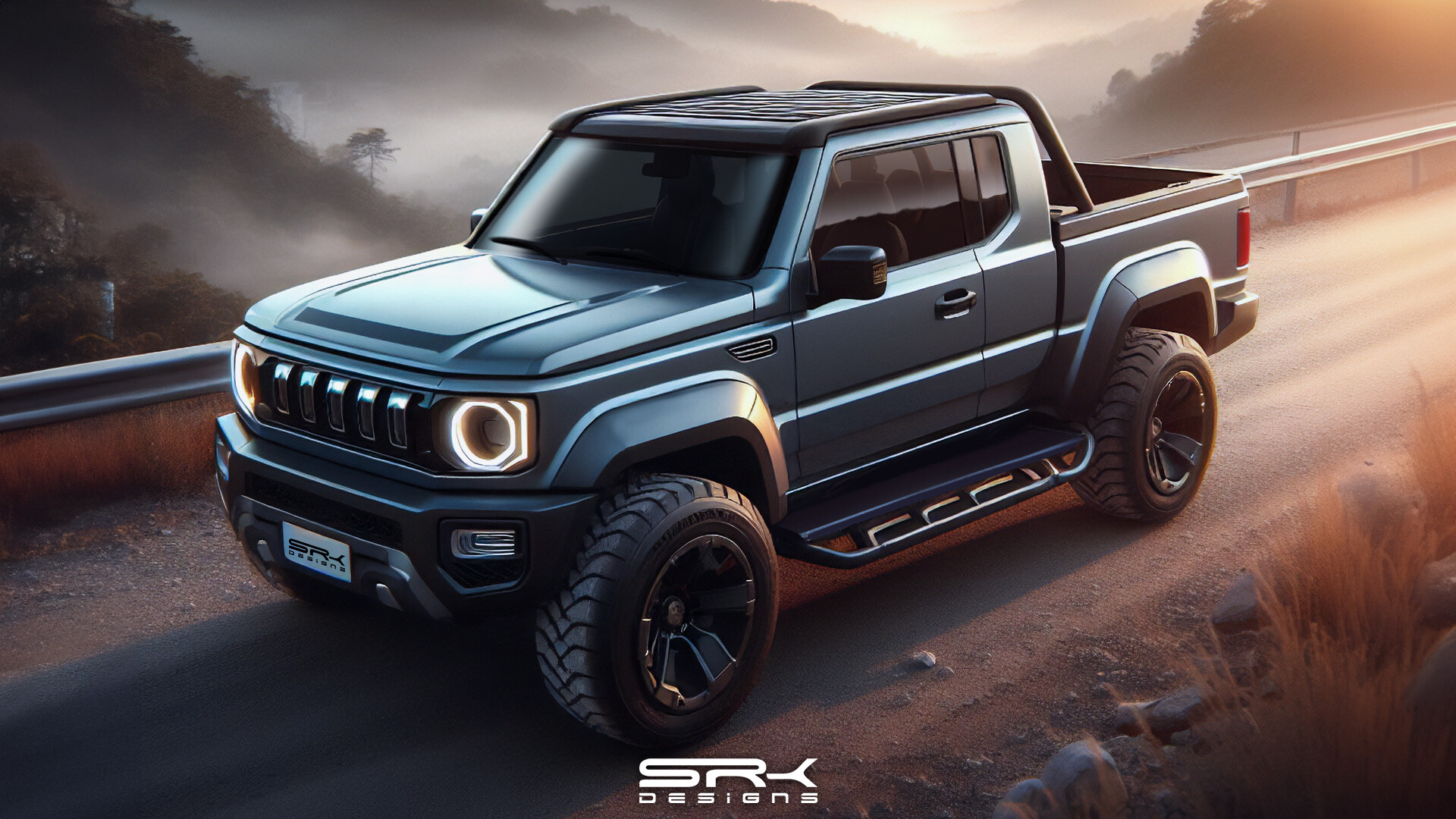 ArtStation - Suzuki Jimny Pickup Truck Concept