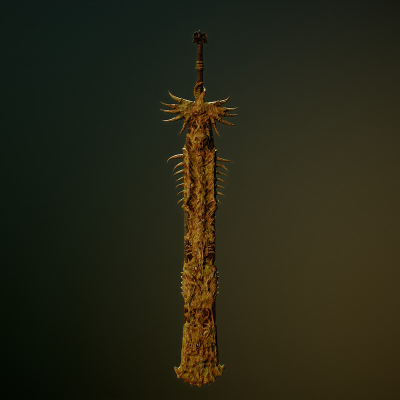 Warhammer fanart, nurgle sword