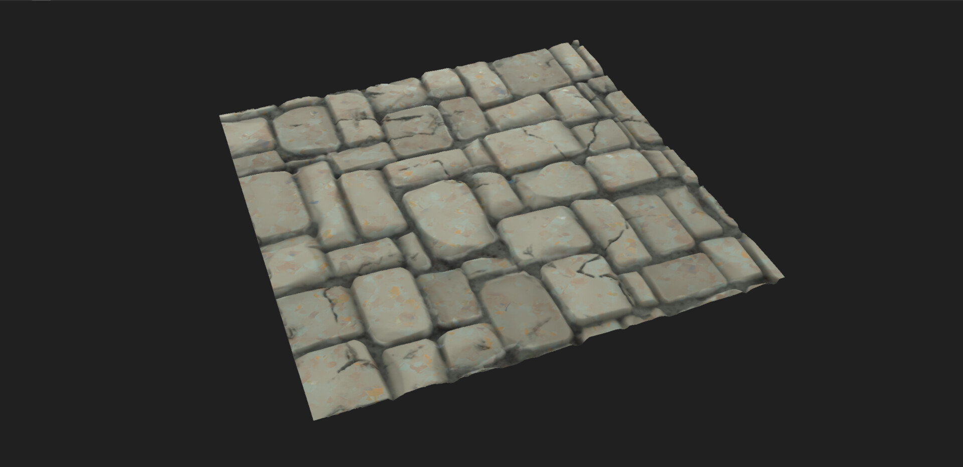 ArtStation - Stylized Stone Wall