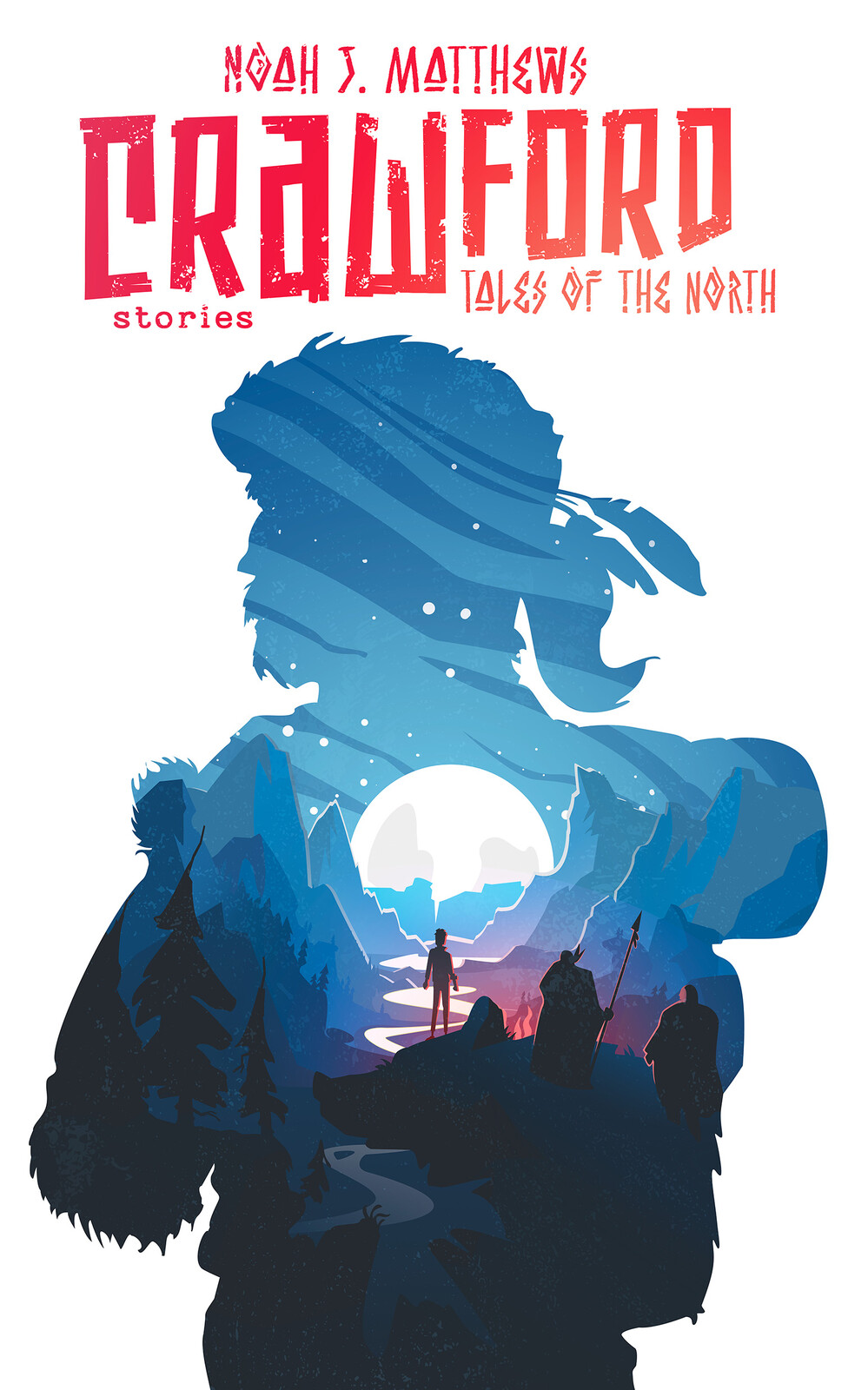 The full cover-art. I love the world within the silhouette, which suits the portal fantasy story.