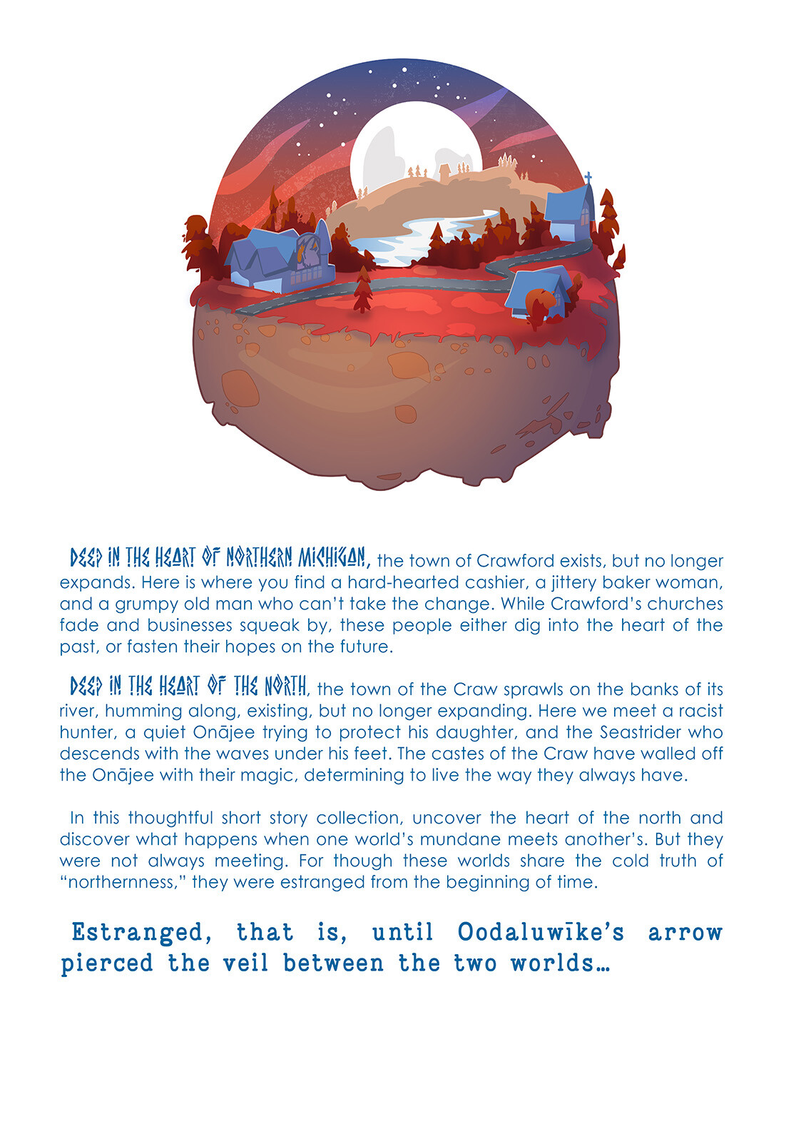 Noah also asked for a back page design, so I created the header visual and flipped the red/blue theme. 