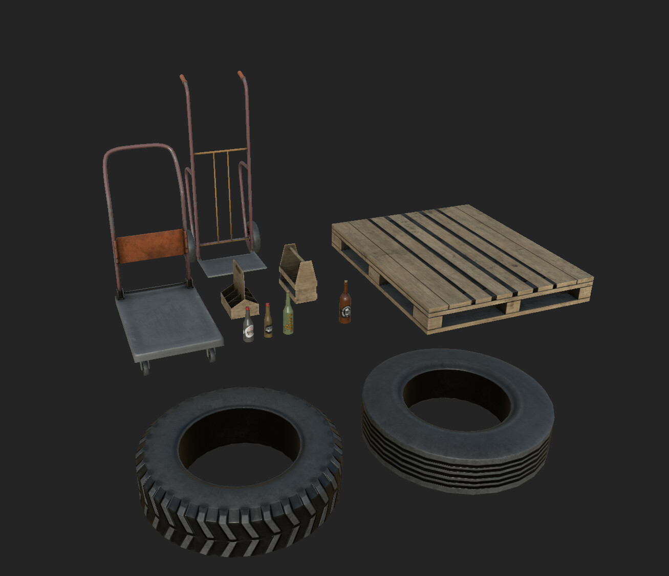 ArtStation - Lowpoly factory assets