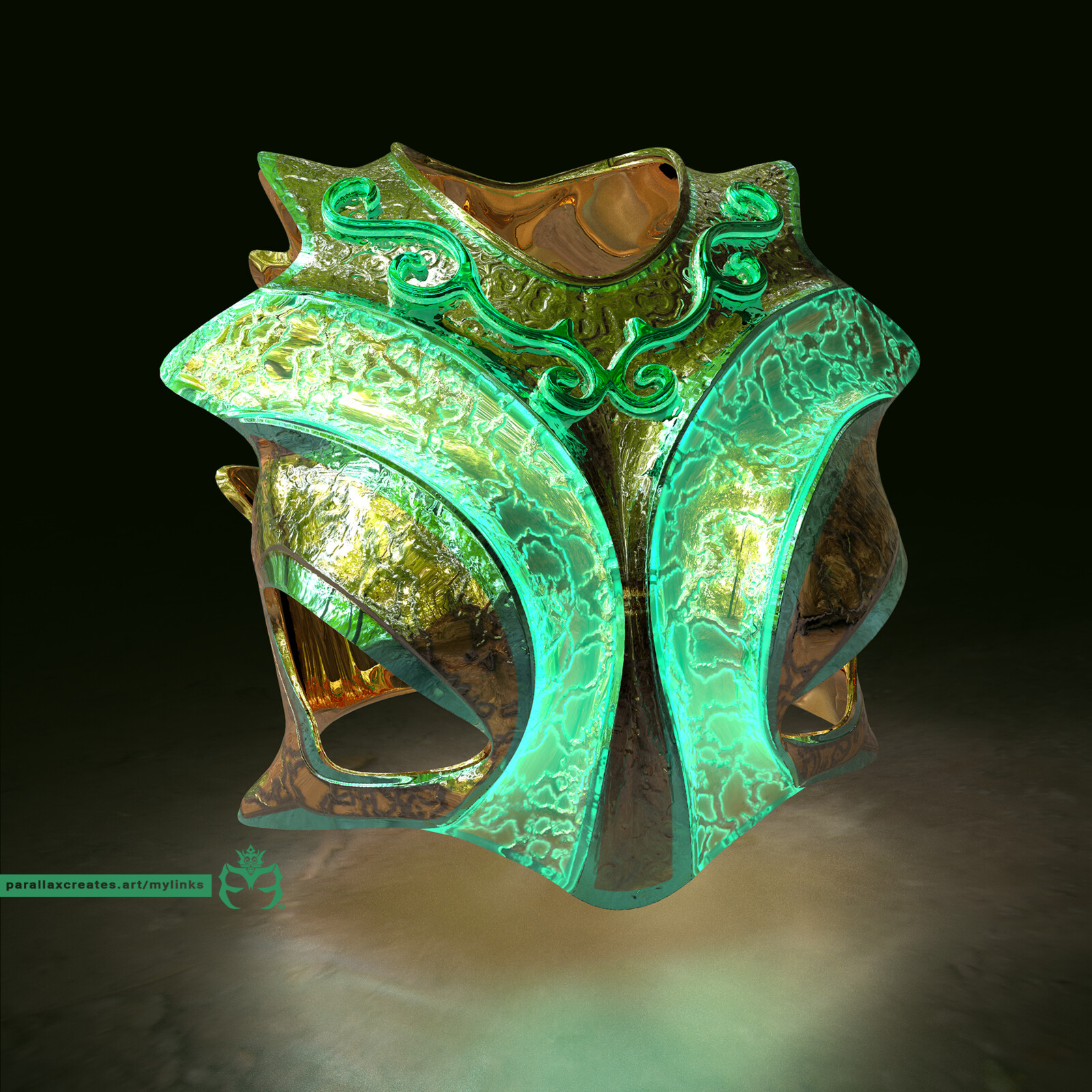 Curved Armor | Low Poly