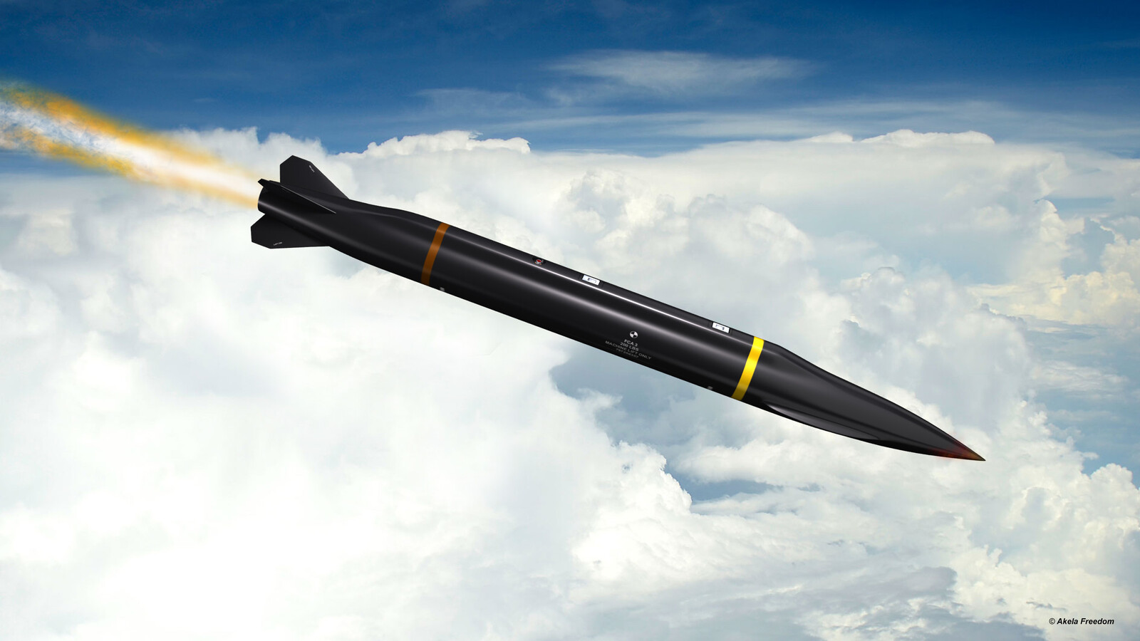 Lockheed Martin Mako Missile

Link for 3D model:
https://www.cgtrader.com/3d-models/military/rocketry/lockheed-martin-mako-missile