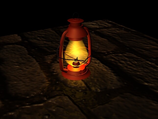 Vintage CGI Kerosene Lantern
