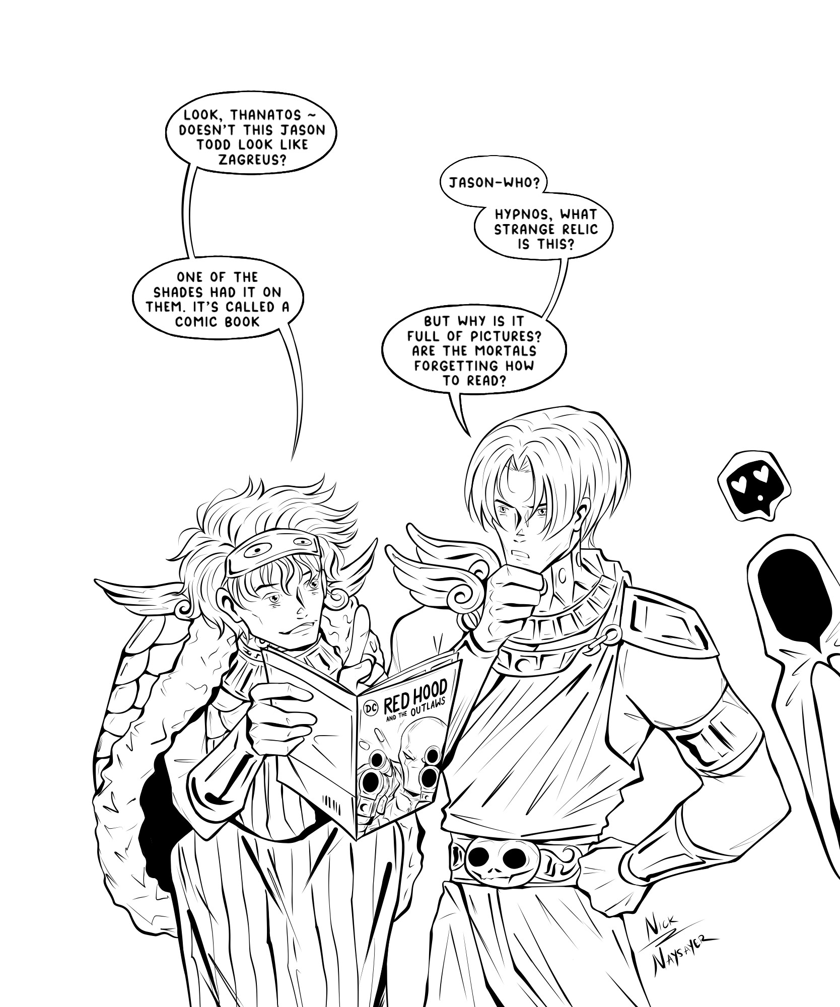 ArtStation The Bat-family meets Hades