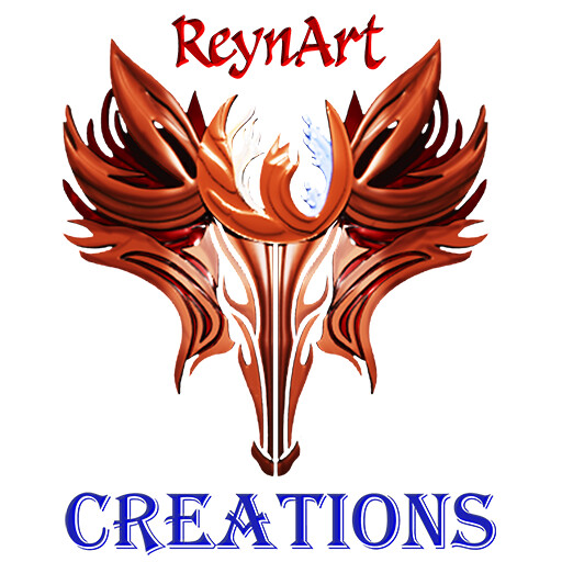 3D logo for my brand, ReynArt Creations.