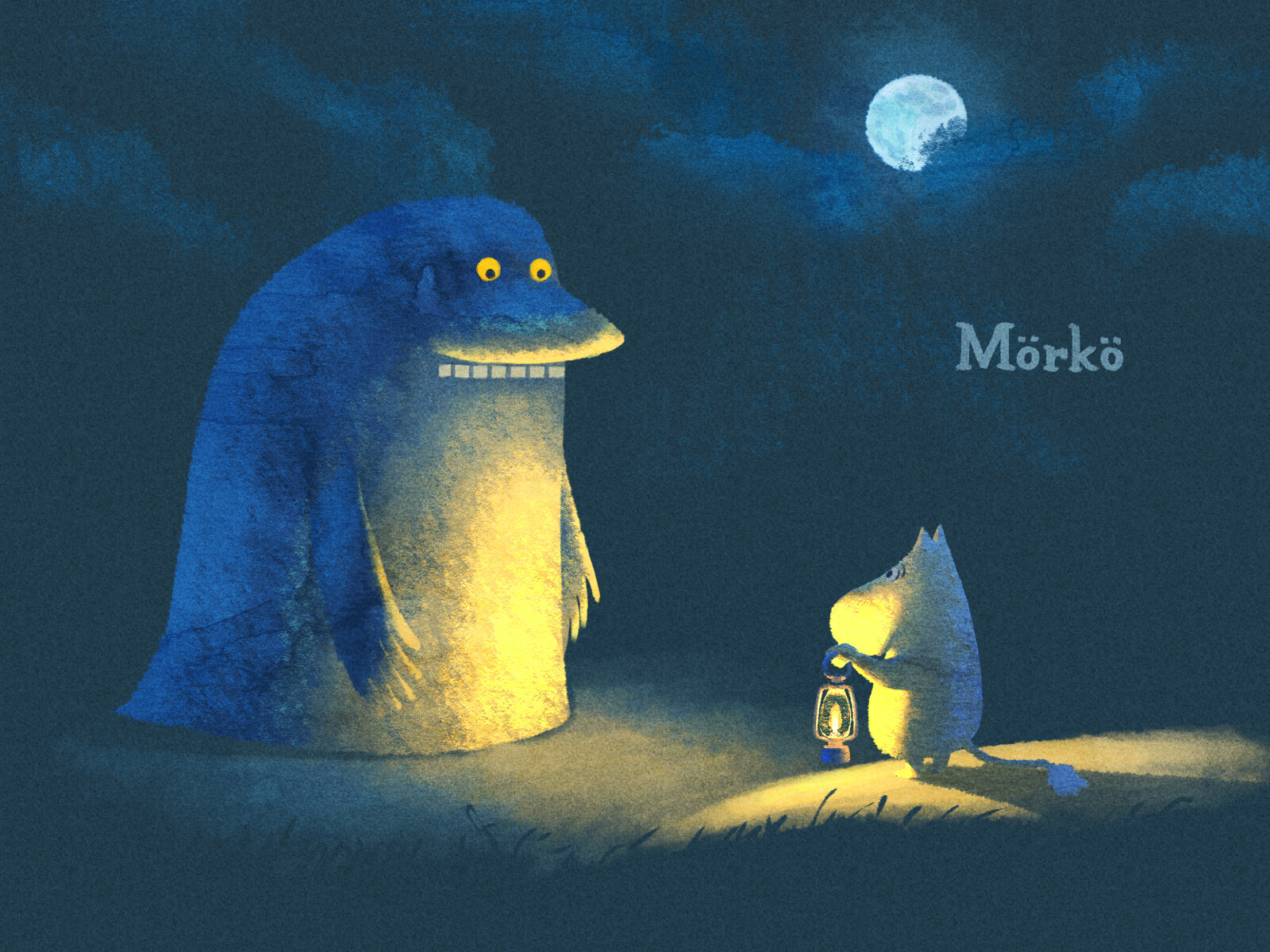 Groke and Moomin