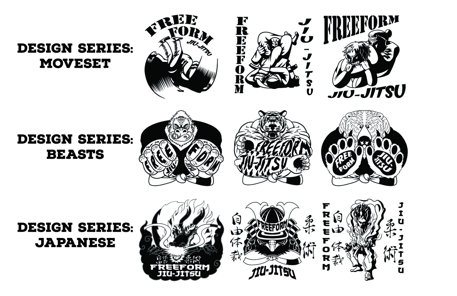 Jiu Jitsu Designs