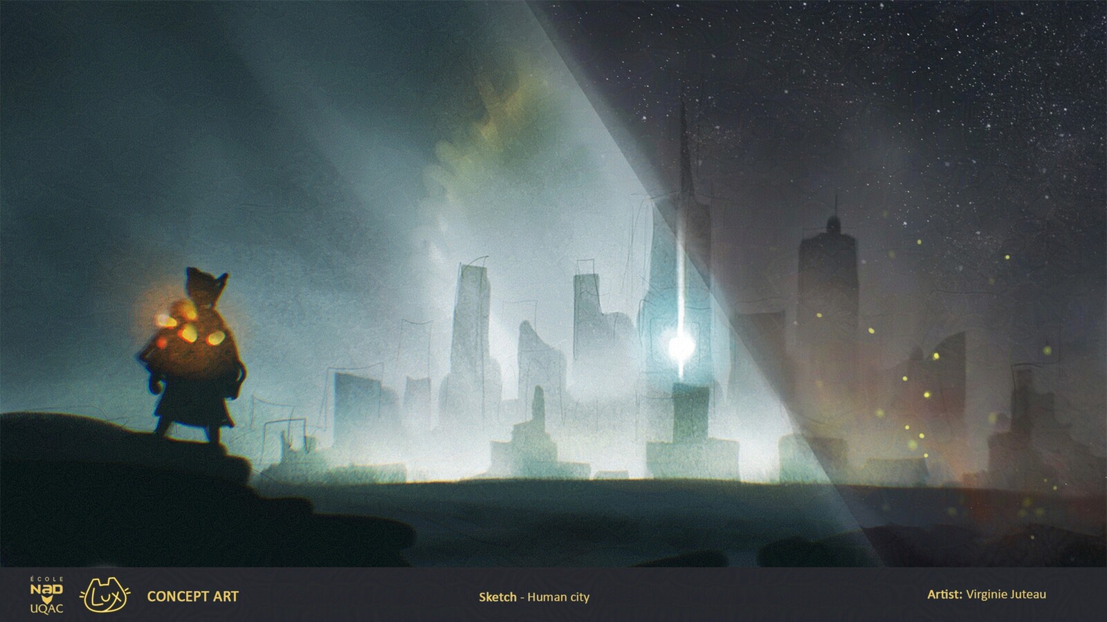 Prototype and OPD sketch. My first designs were very sci-fi and Tron like.
