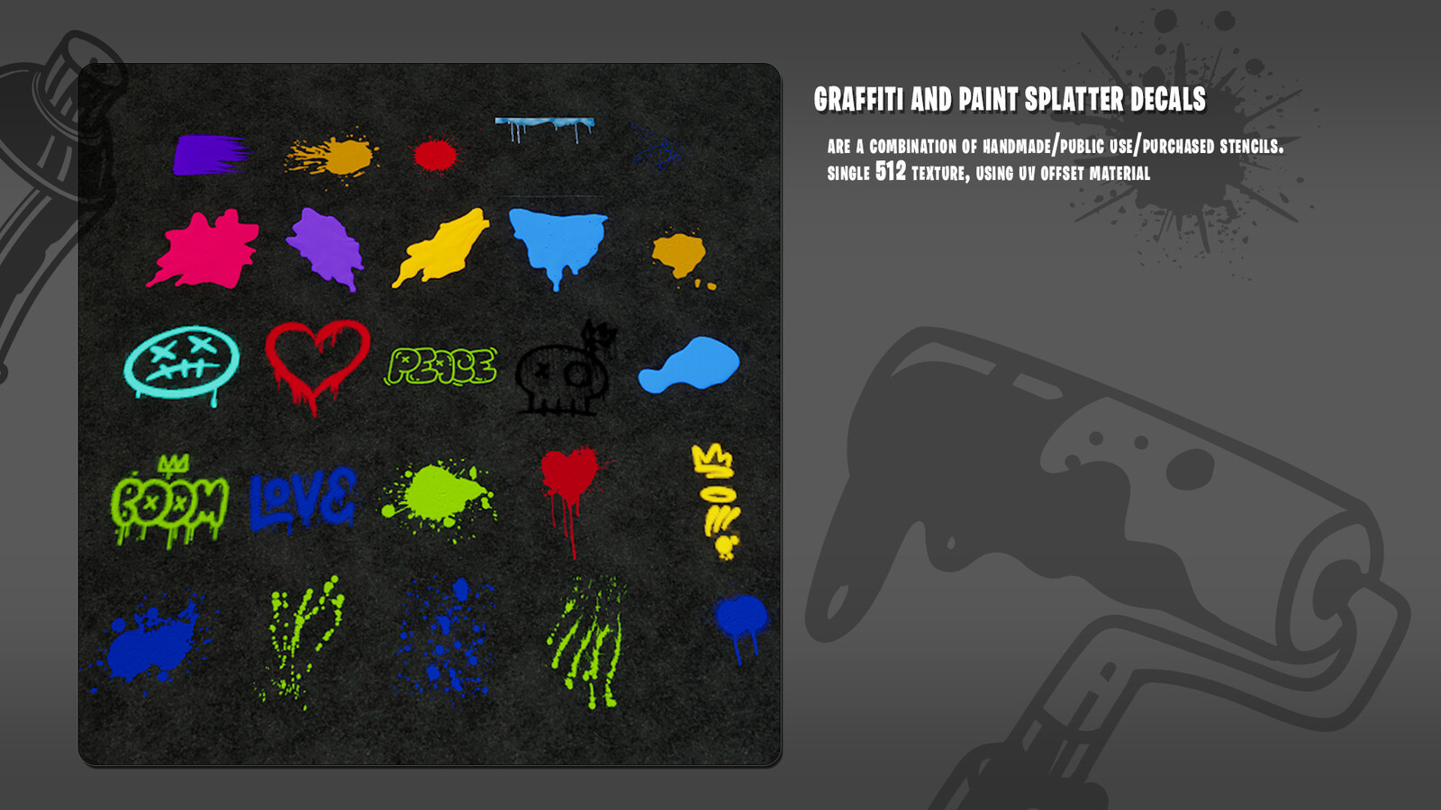 Decal atlas