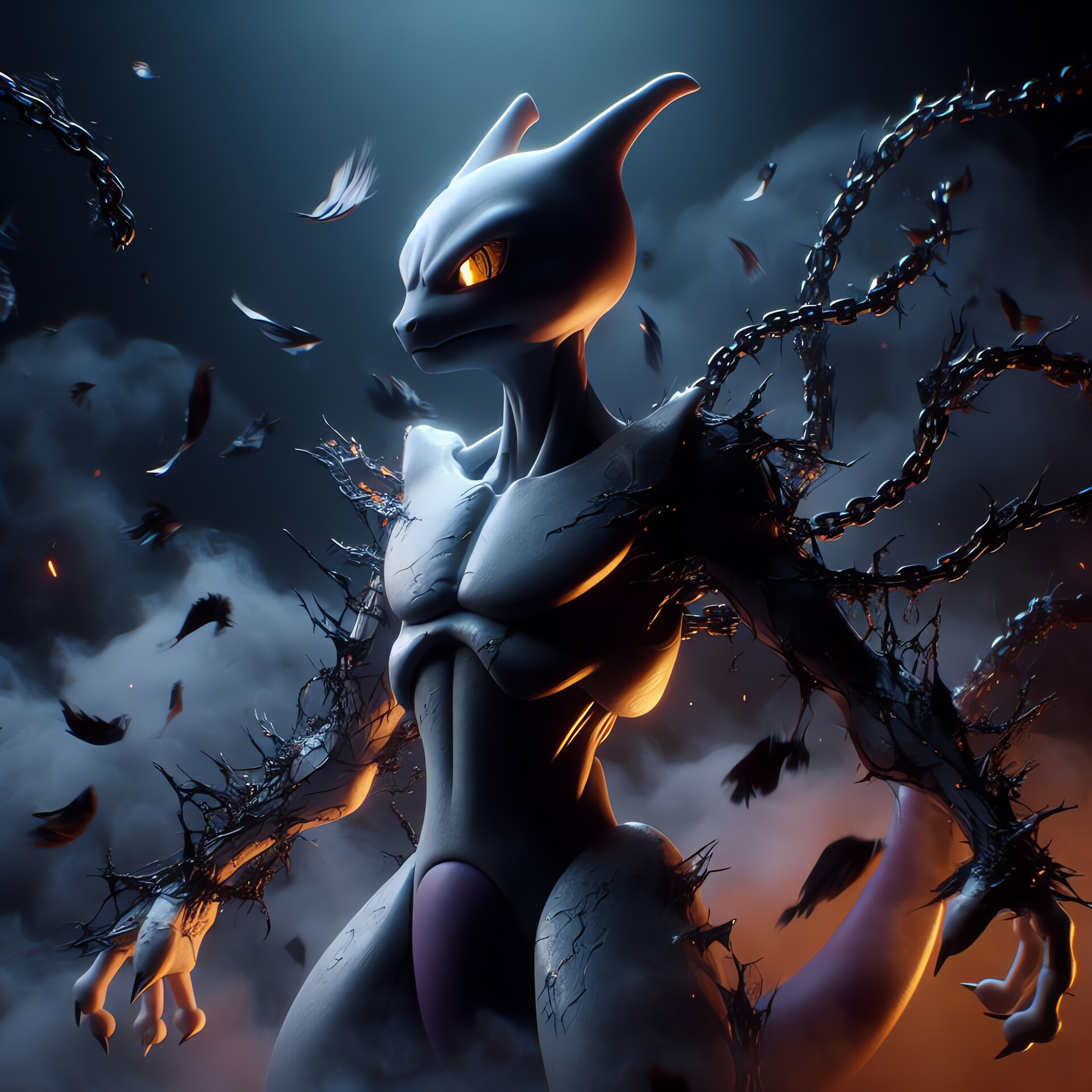 ArtStation - mewtwo