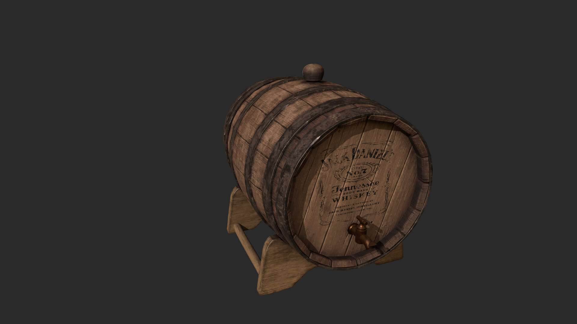 ArtStation - Barrel Prop practice