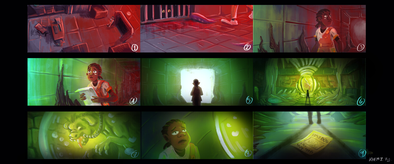 "MAATLA" | Animation short film : Character concept art and 2d illustration
