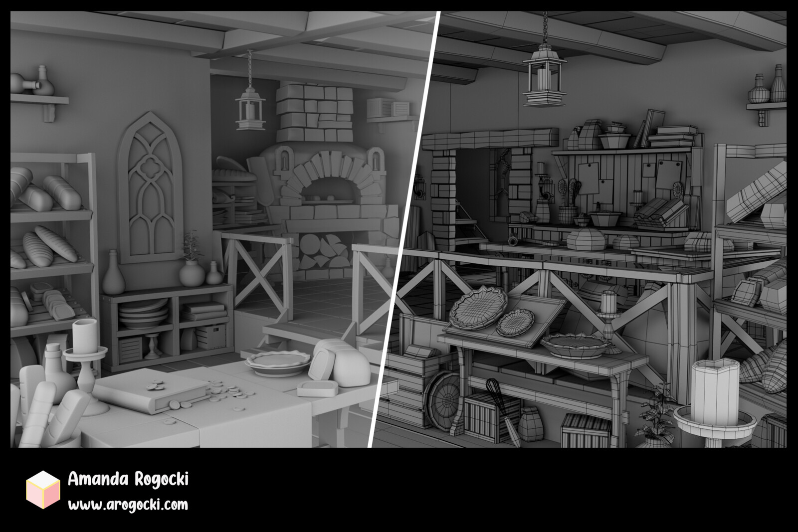 AO + Wireframe