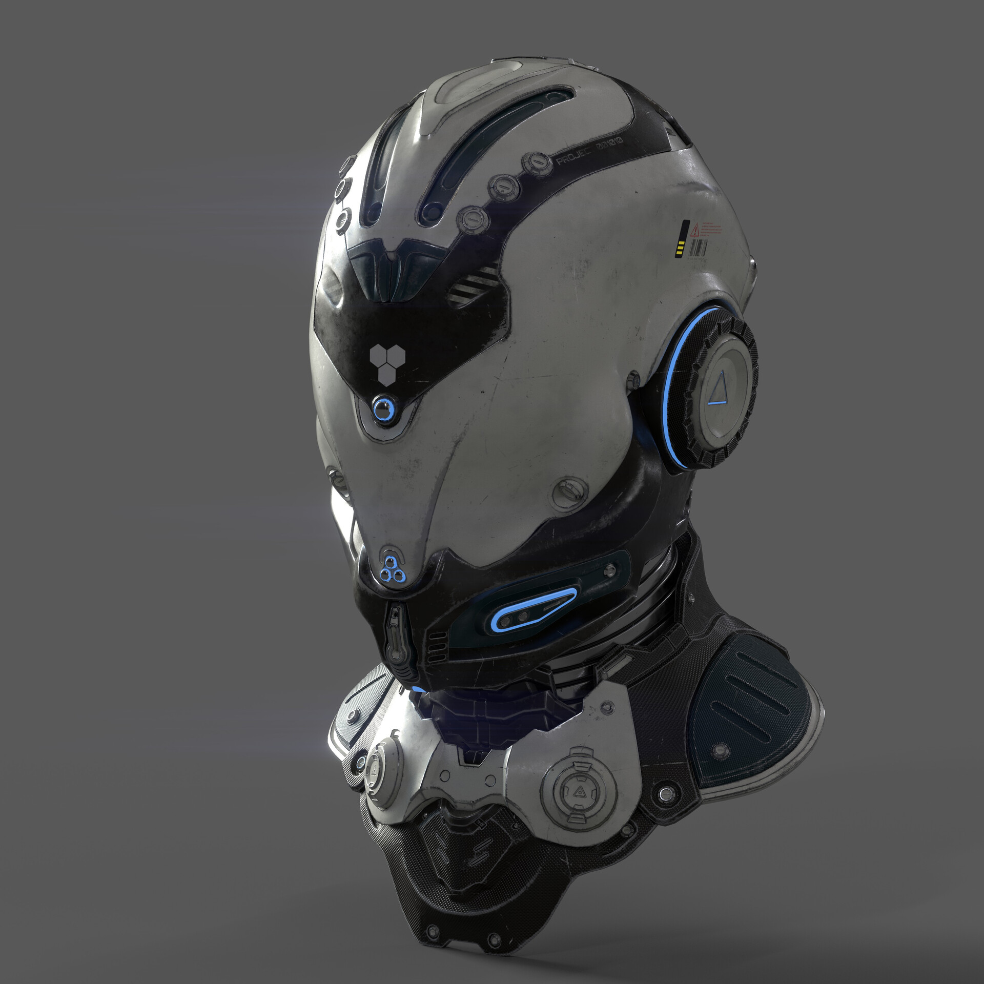 ArtStation - Scifi Helmet Texture