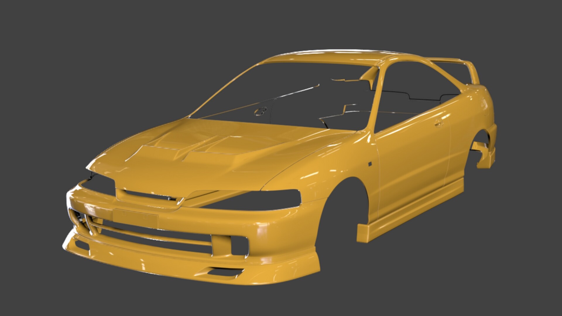 ArtStation - Chargespeed Zenki Integra Type R DC2 Aero Half