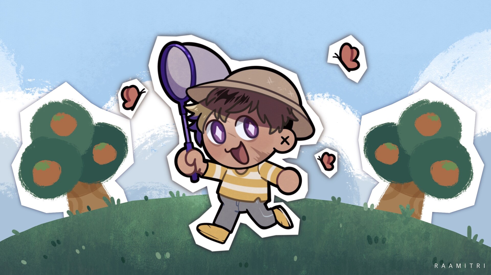 ArtStation Animal Crossing Thumbnail Art