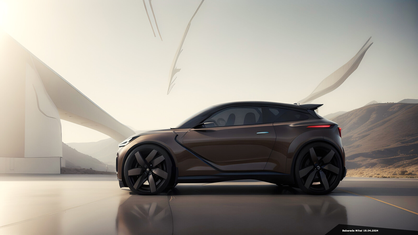 The Rockwell vehicle side view concept 2