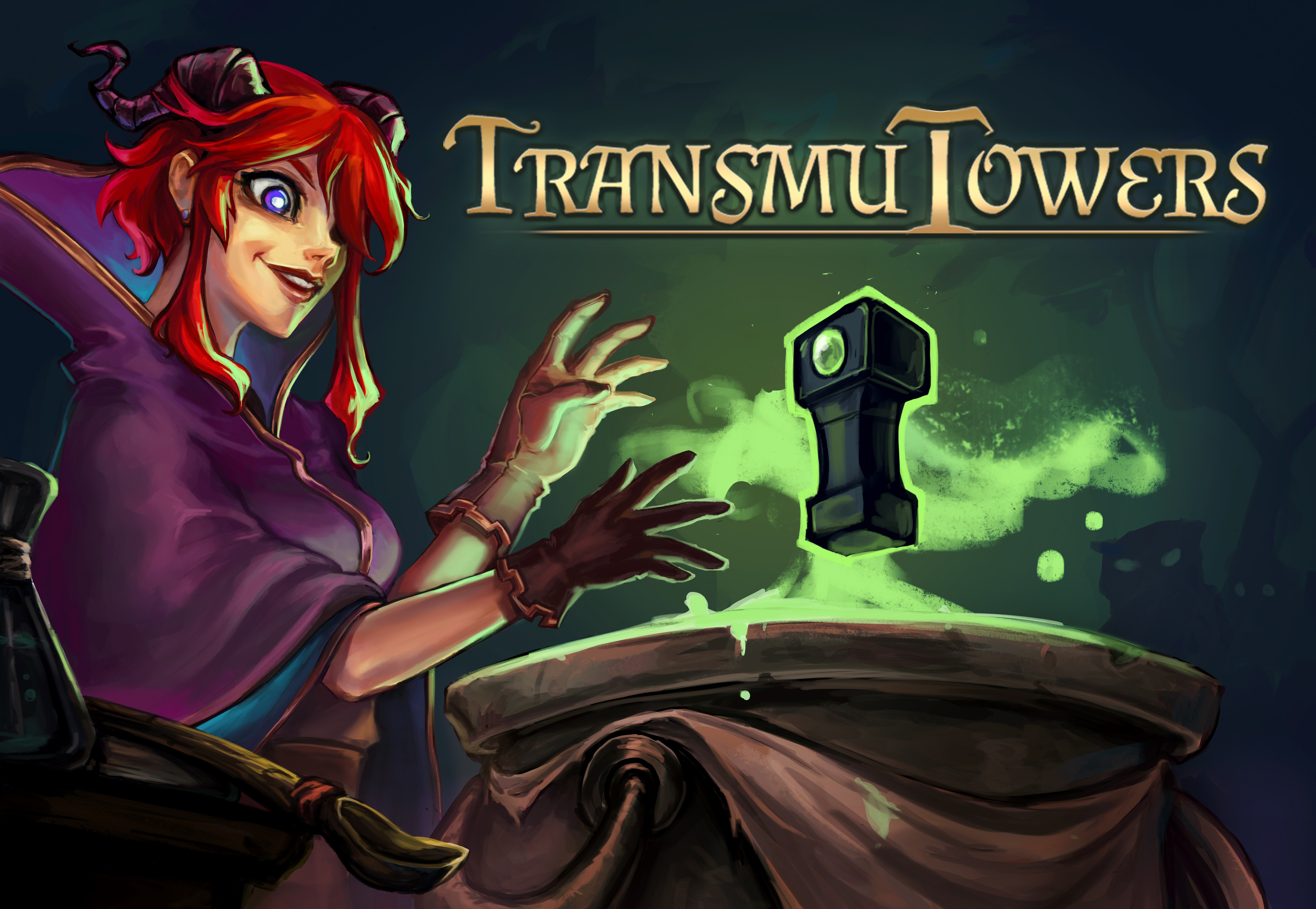 Game's early key art illustration