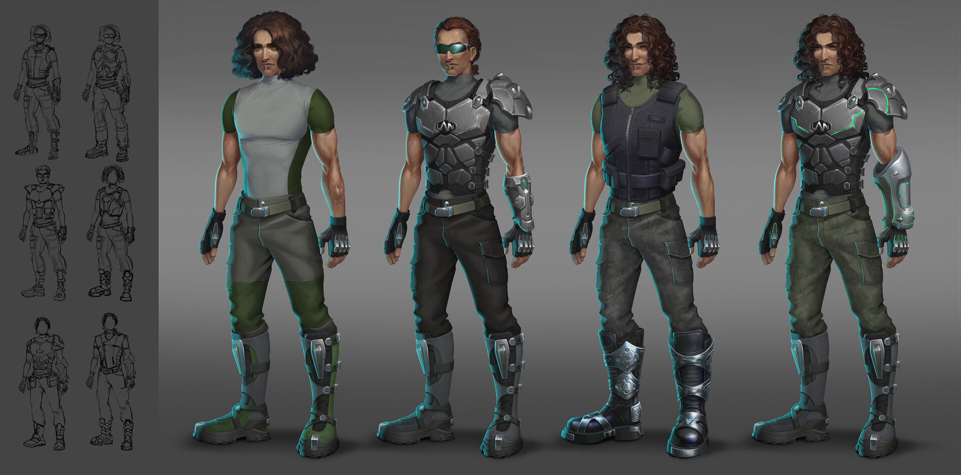 ArtStation - Character Sheet