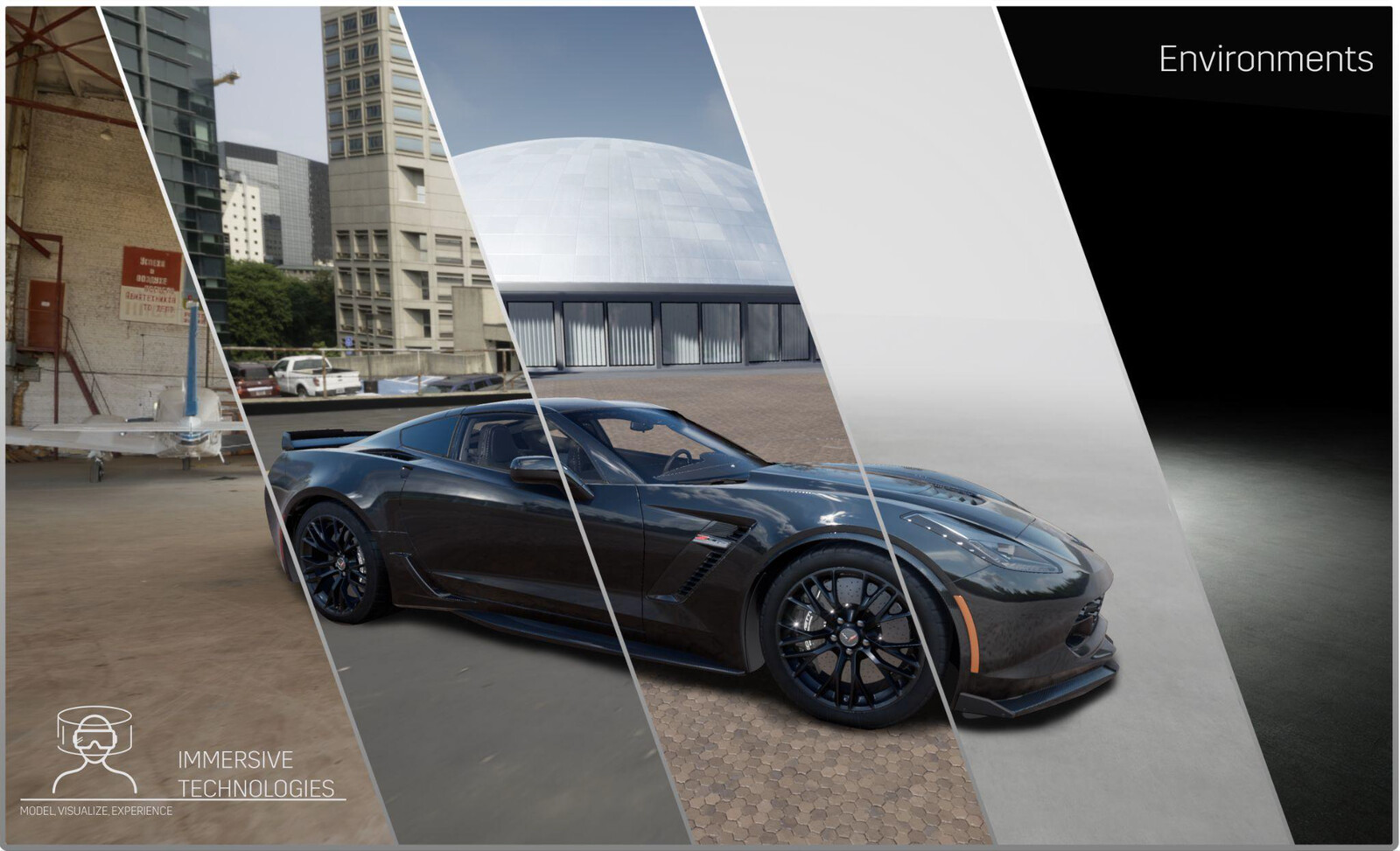 Corvette Z06 2019 and Environments 