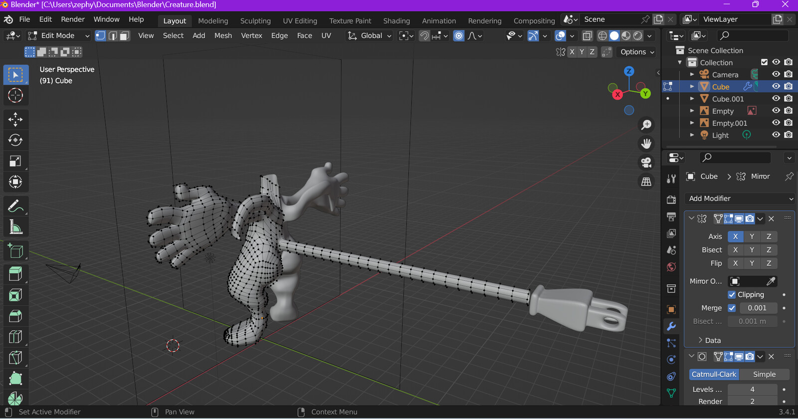 WIP Blender modeling