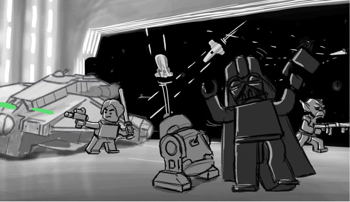 ArtStation - LEGO Star Wars DaDaDa Storyboard