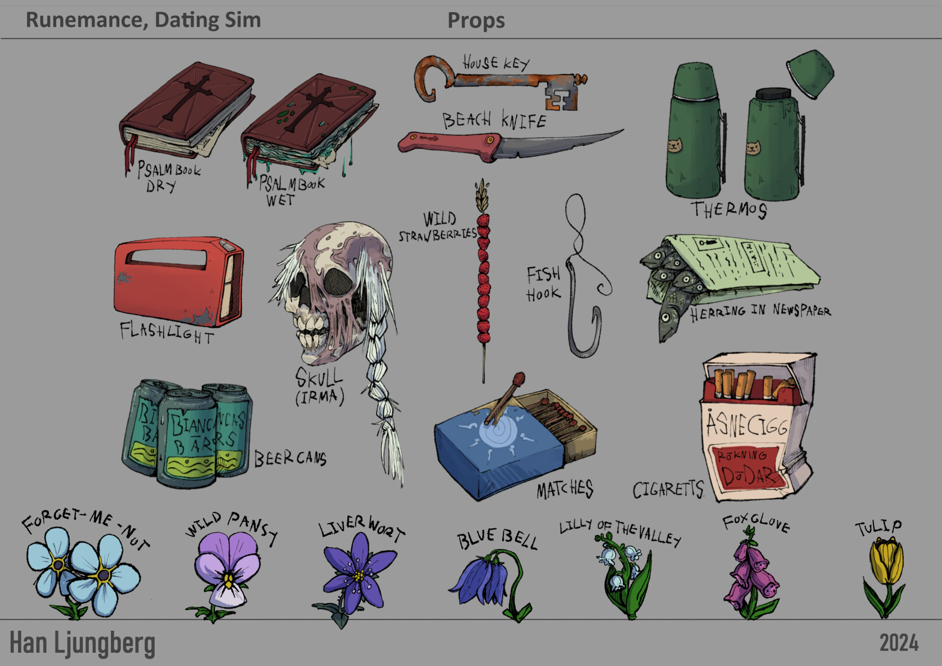 ArtStation - Items and consumables, Runemance