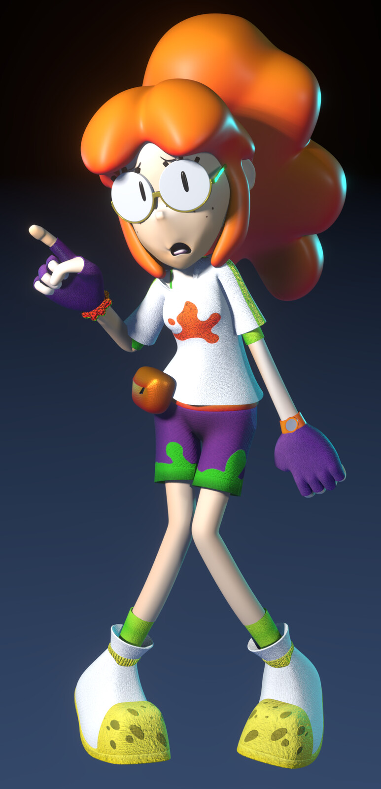 Nickelodeon-tan 3D Model