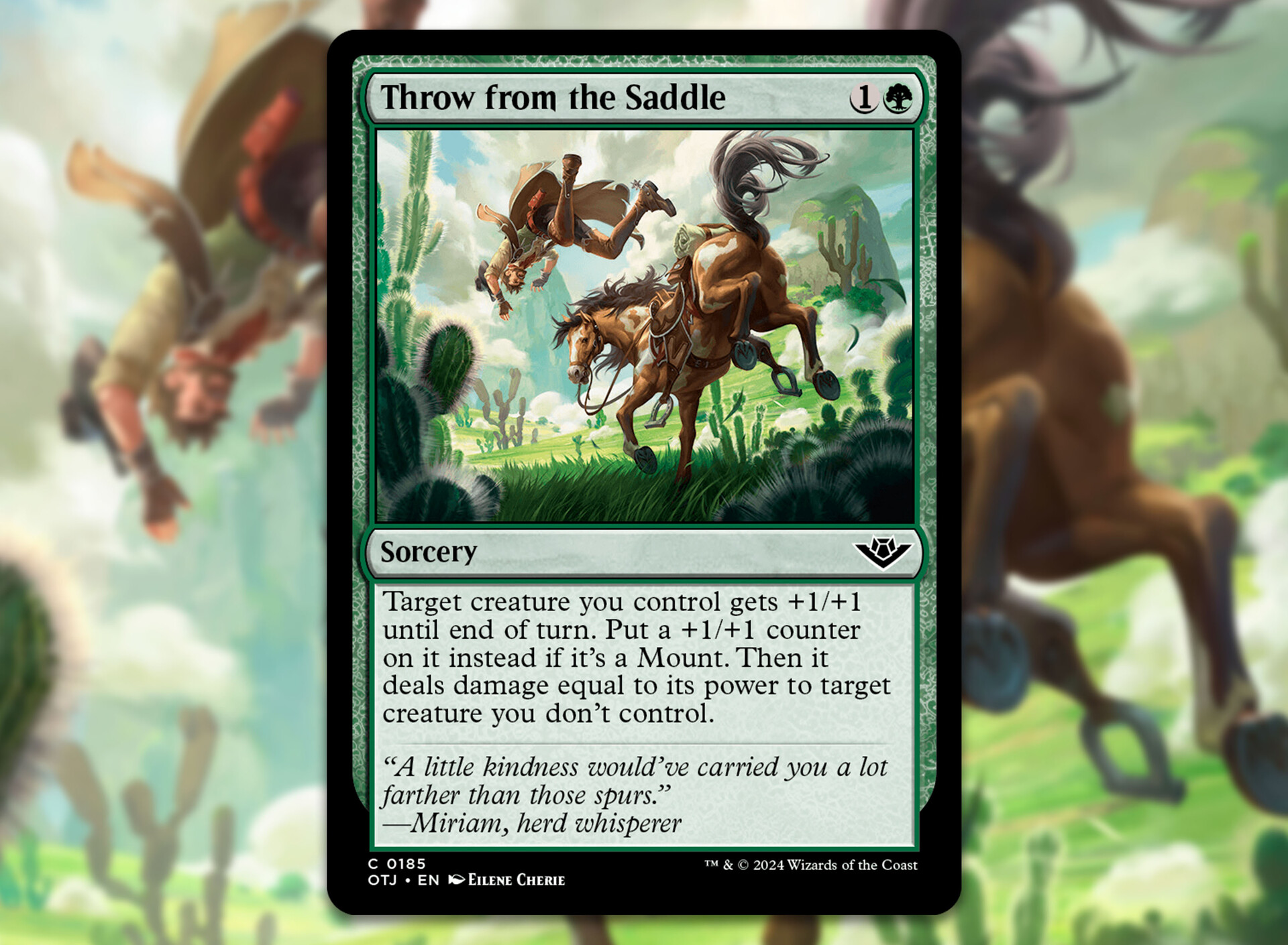 ArtStation - Magic The Gathering: Throw from the Saddle