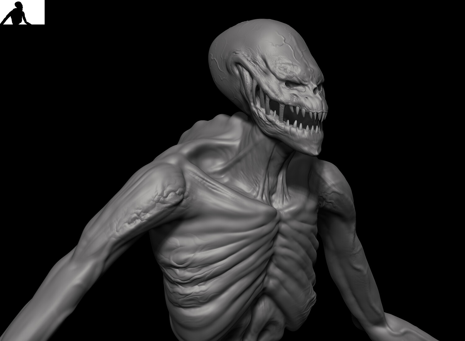 Creature in Zbrush