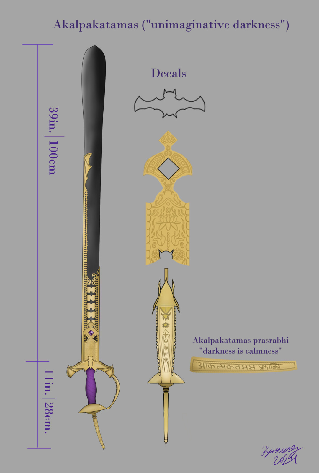 Akalpakatamas, an Indian khanda