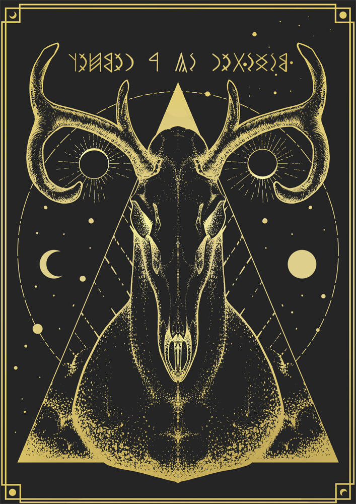 ArtStation Miraculous Deer Tarot Card
