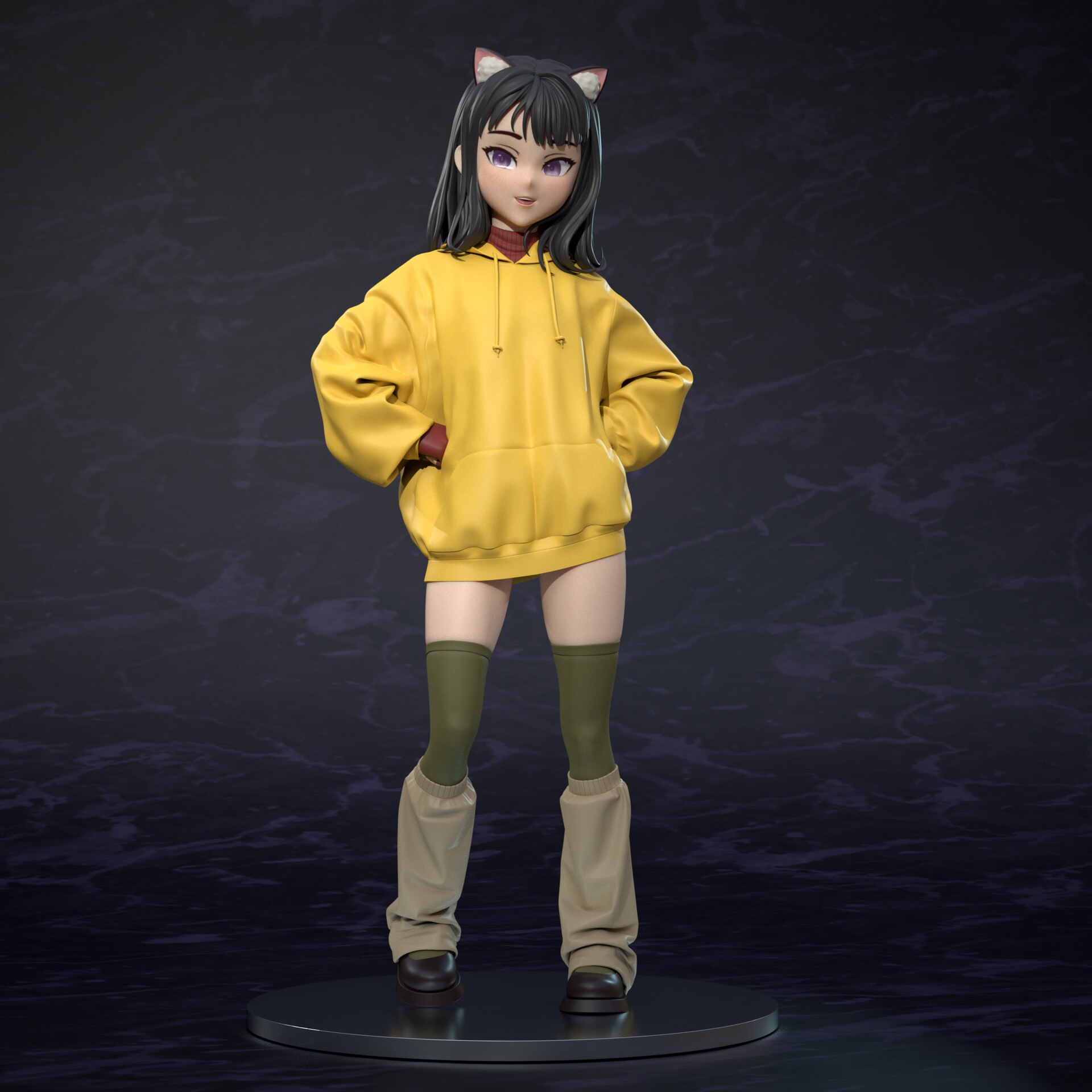 ArtStation - 小女孩(Garage Kit)