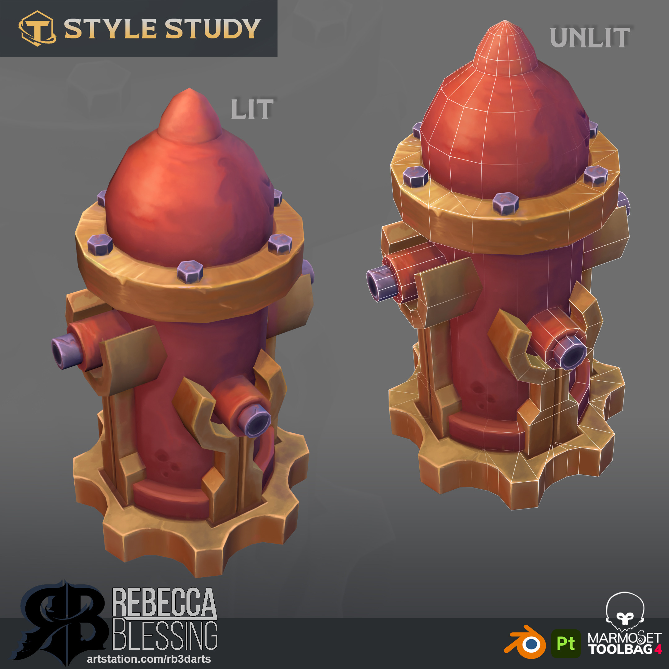 Style Study - League of Legends - TFT - Piltover Hydrant 