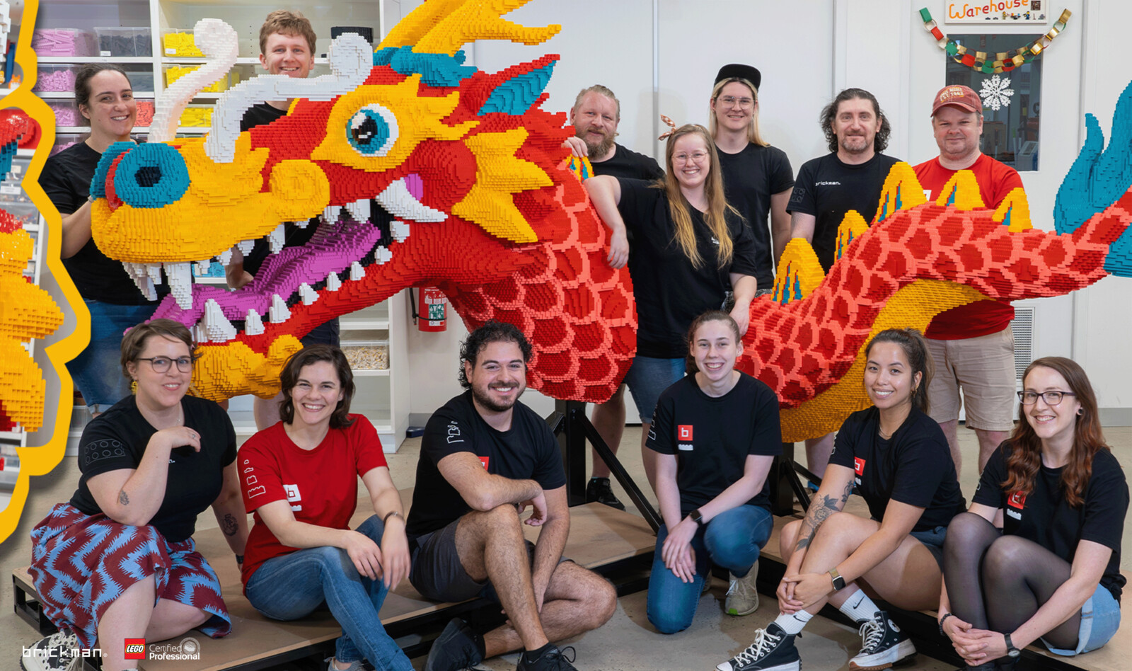 Team photo of the Chinese Dragon team. I am second from the bottom right!