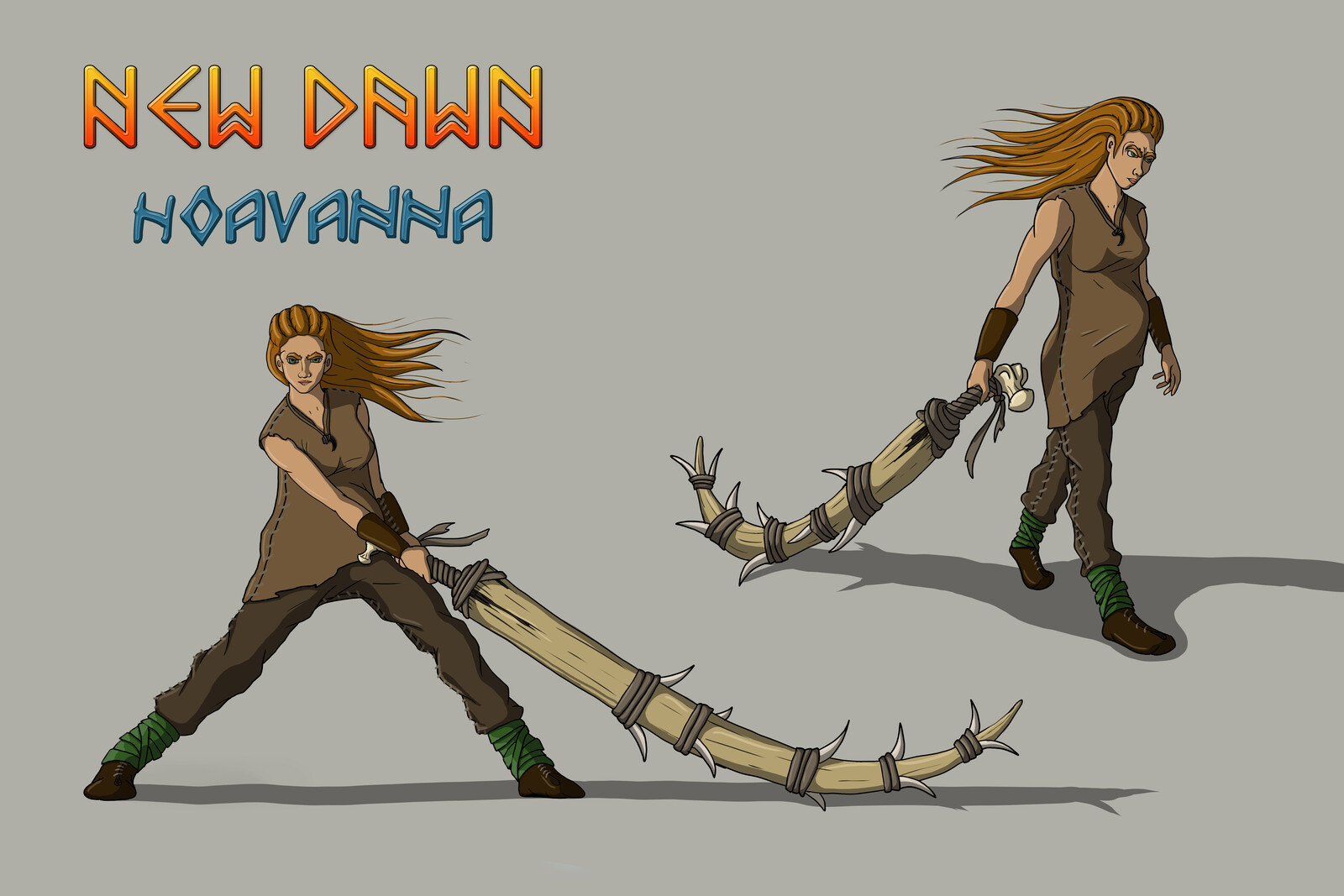 Neanderthal Character Design Concept