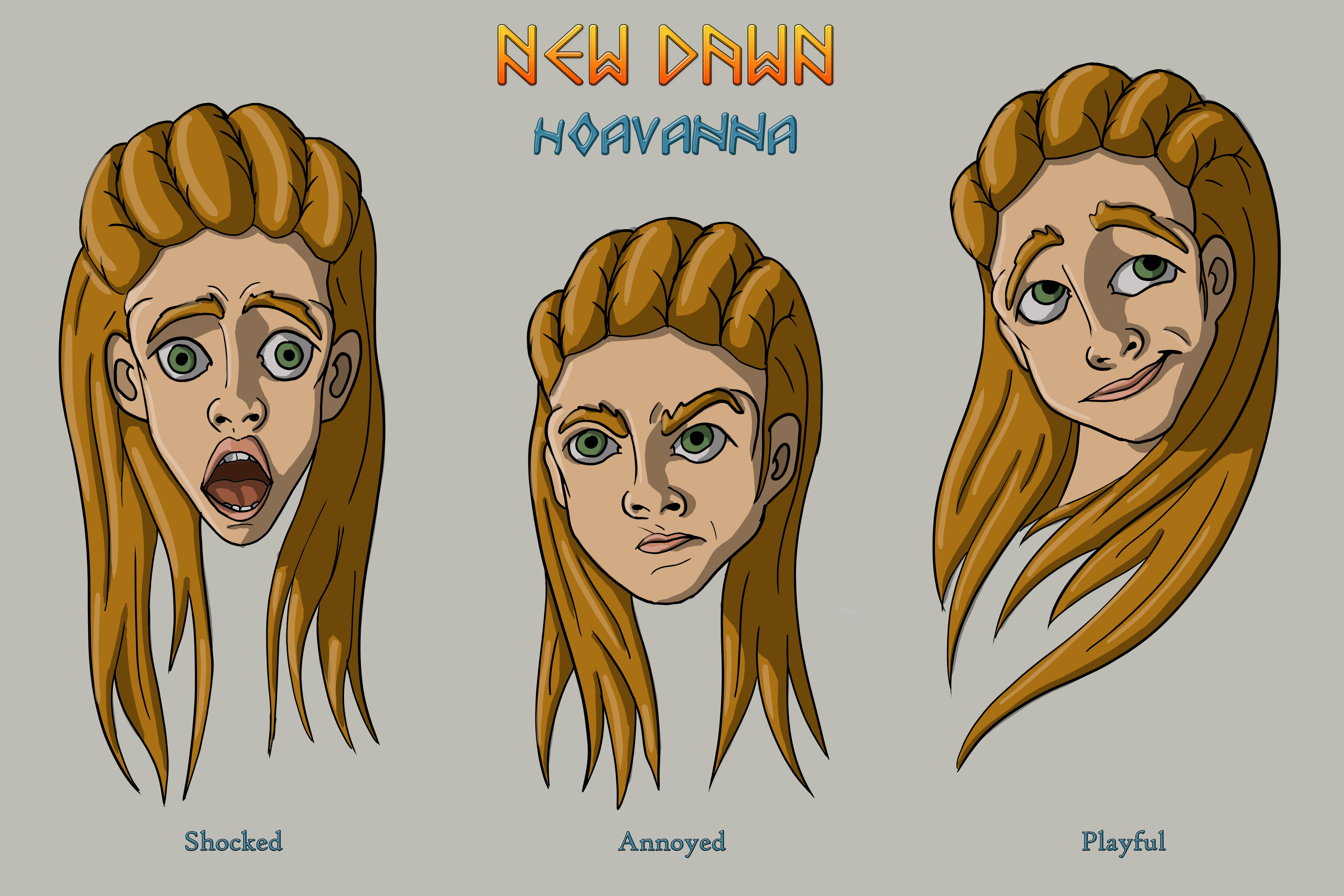 Facial expressions.