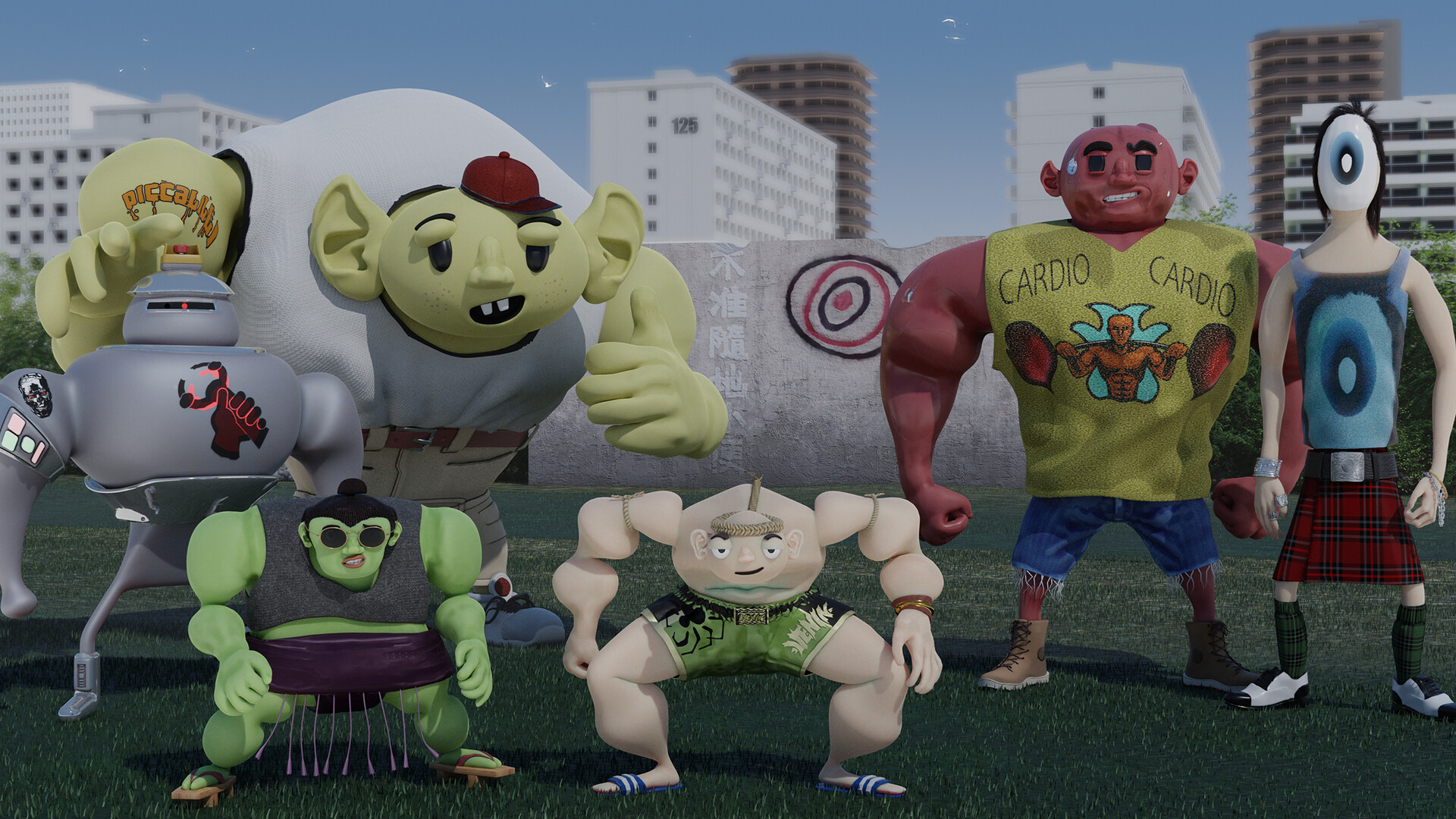 ArtStation - Attempt at character design - Blender 