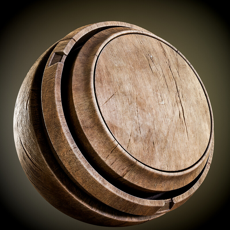 Damaged old wood material