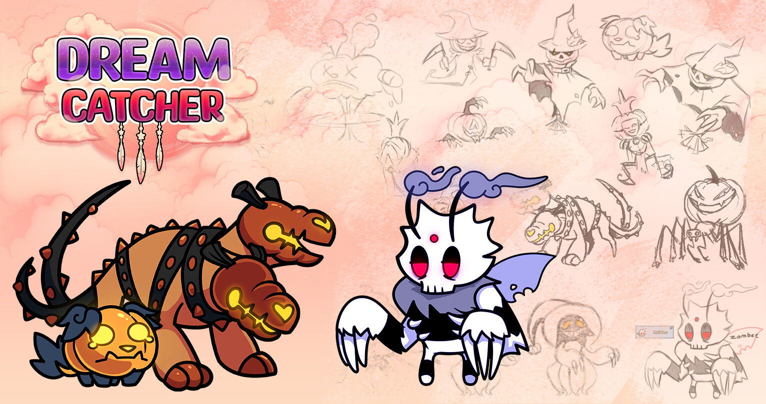 I also design creatures and finish sprites for the game