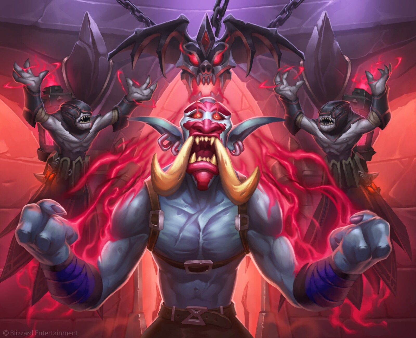 A new card for Hearthstone's expansion Murder at castle Nathria. I give you Burden of Pride !
Hearthstone