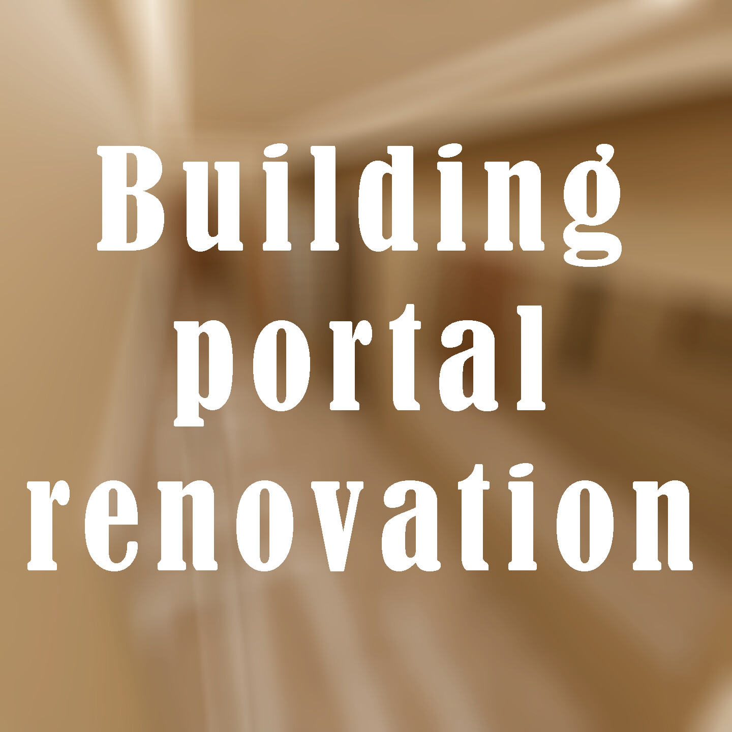 ArtStation - Building portal renovation