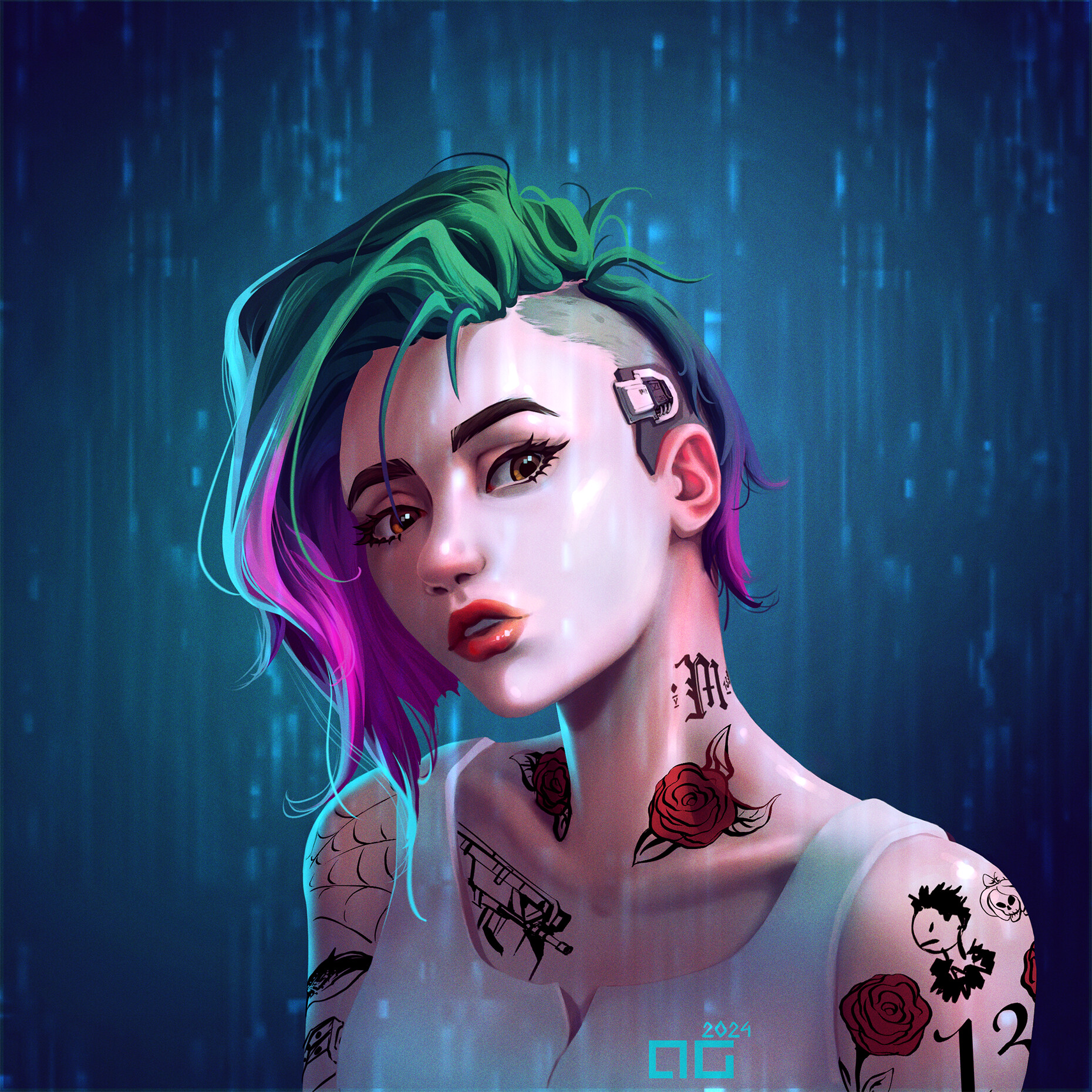 ArtStation - Judy Alvarez fanart Cyberpunk2077