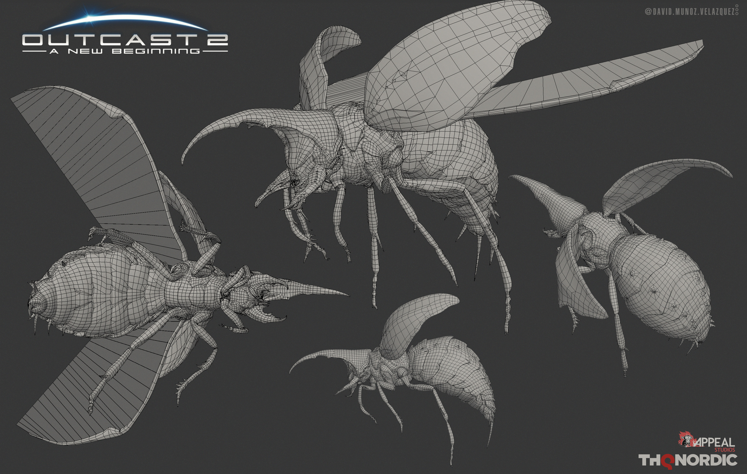Wireframe. Topology by Angel Guirao
