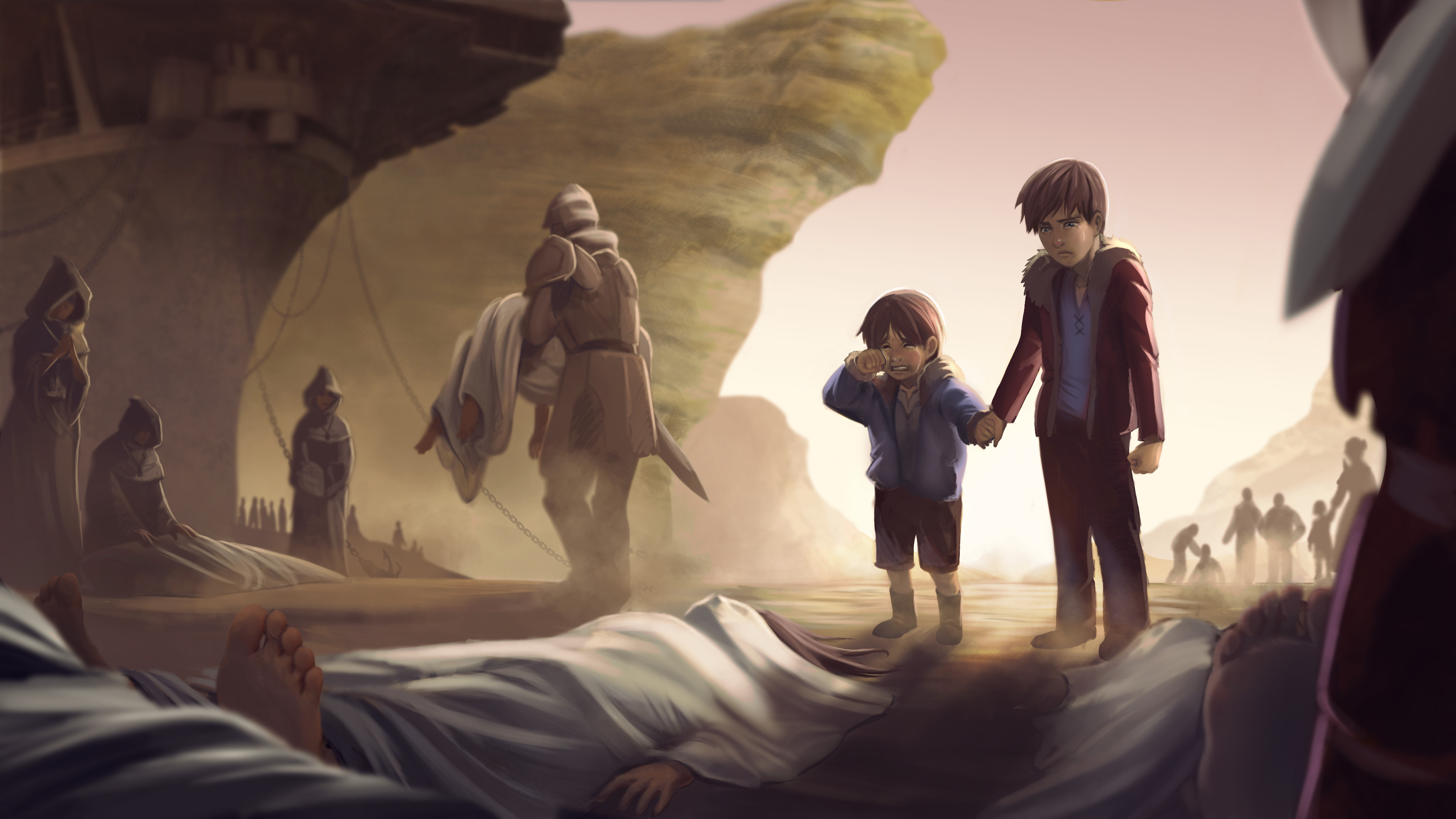 Edan and Noah's flashback (story moment)