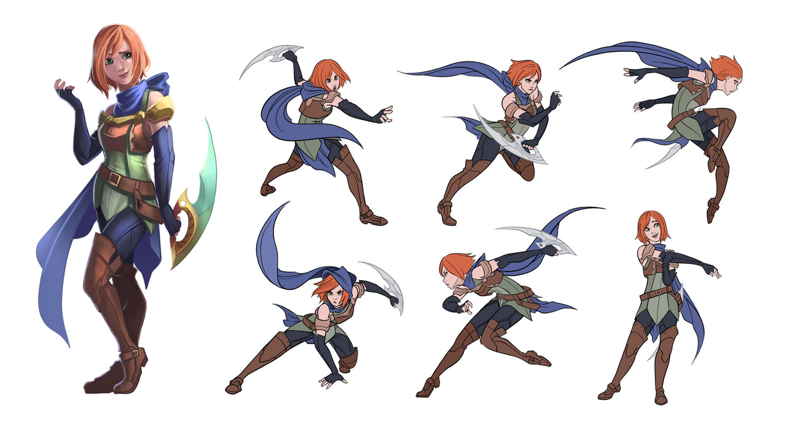 Meera's key poses