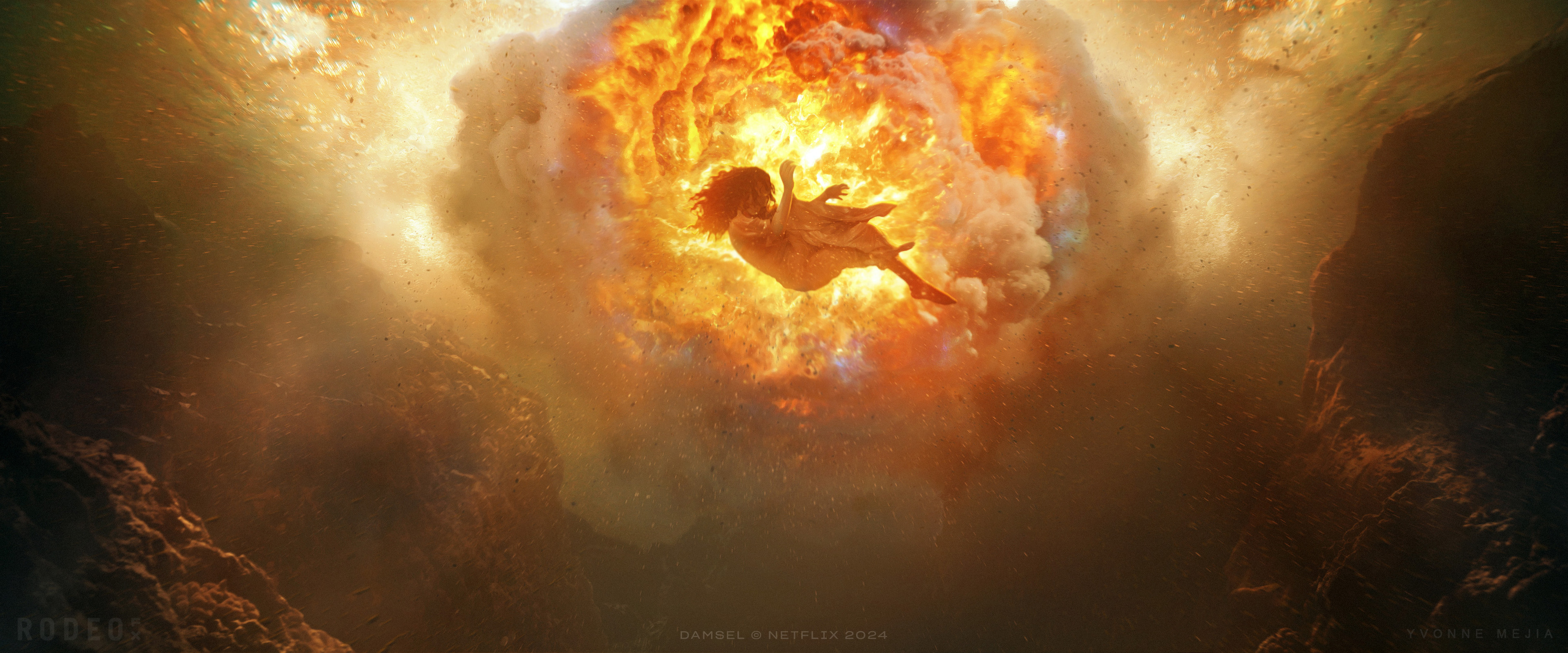 Visual development for Dragon's fire breath FX